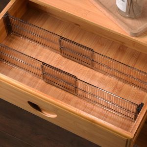 Lot de 4 séparateurs de tiroirs, séparateurs d'organisateurs de tiroirs Extensibles 51-27,5 cm, organisateurs Multi-tiroirs pour Commode de Bureau de