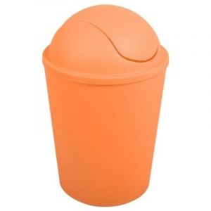 Poubelle &agrave; bascule ako 5,5L Orange MSV