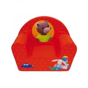 Fun House - Fauteuil - Chaise - Bebe - Enfant club en mousse Petit Ours Brun pour enfant