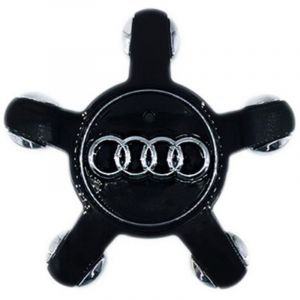 4 Pièces Auto Cache Moyeux Capuchons De Centre pour Audi A3 A4L A5 A6L A8L Q3 Q5, Centre de Jante Capuchons Cache de Roue Centrale Accessoires de