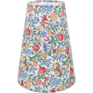 Lampe De Table Haute Abat-Jour En Tissu E27 Printemps Fleur Abat-Jour En Tissu Lampadaire Couvre Lustre Abat-Jour Remplacement Pou