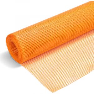 Hengda - swanew Armature fibre de verre treillis, toile de renfort 50m², tissu de renfort en fibre de verre, 4x4 mm Orange