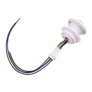 Tlily - Mini Capteur de Mouvement Interrupteur LumièRe 110-220V pir DéTection Intelligente Temporisation RéGlable DéTecteur D'Induction Infrarouge