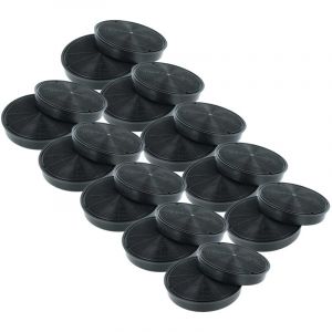 vhbw 20x Filtres &agrave; charbon actif compatible avec De Dietrich DHE1136A1, DHE1136A, DHD498XE12, DHD498XE11, DHD498XE1, DHD1349B hotte aspirante