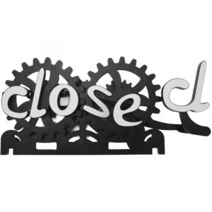 Panneau d'affichage ouvert-ferm&eacute;, porte suspendue, engrenage, retournement pour magasin, restaurant, bar, h&ocirc;tels, caf&eacute;s, ventouse