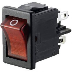 1855.0102 Interrupteur à bascule 250 v/ac 4 a 1 x Off/On IP40 à accrochage 1 pc(s) - Marquardt