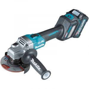 GA022GM201 Mini meuleuse d'angle bl 40Vmax 40 Ah xgt 115 mm aws (2 Batteries et Chargeur) - Makita