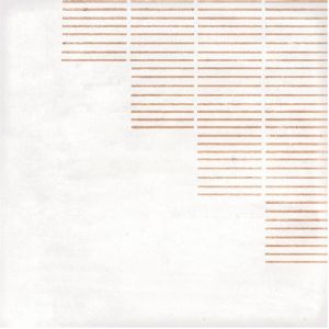 Carrelage grès cérame effet terre cuite CHATEAU Lines - 18.5x18.5 cm White - Brillant - - boîte de m2