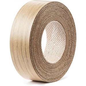 Cyclingcolors - Bande de chant 21mm x 5m en mélaminé thermocollant épaisseur 0,5mm facile à appliquer Bricolage Ruban Panneau Plan de travail Bois,