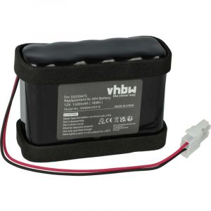 Batterie compatible avec Ditec Entrematic DAB105, DAS107 motorisation de porte ou portail (1500mAh, 12V, NiMH) - Vhbw