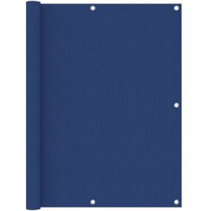 The Living Store - cran de balcon Bleu 120x600 cm Tissu Oxford - &Eacute;cran De Balcon - Paravent Balcon - Intimit&eacute; Balcon - Protection Solaire Balcon