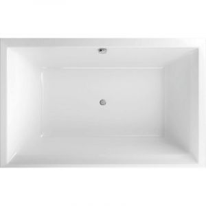 Excellent Baignoire Rectangulaire Crown Lux - 190x120 cm - Blanc Brillant - Luxe et Confort