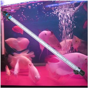 Lampe &agrave; Immersion Led Pour Aquarium Tube Led T4 Dee Rgb Fish Light -50 Cm -