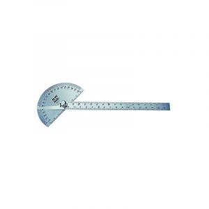 Wilmart - Rapporteur d'angle inox gradu&eacute; longueur 300 mm section 90 mm