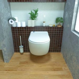Aquacompact Wall - wc suspendu broyeur intégré - Fabrication Française