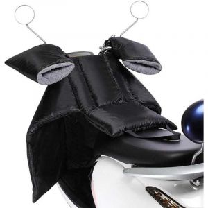 Protection Tablier Couvre Jambe Scooter avec Manchon de Guidon, Housse Protection Contre Le Froid et la Pluie - Scooter Tablier Universel Couverture