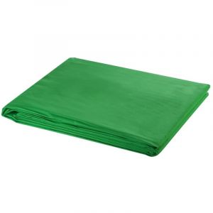 Bonnevie - Toile de fond Rapide &agrave; Installer Tonnelle Tente Pavillon - Coton Vert 300 x 300 cm Incrustation BV945534 - Vert