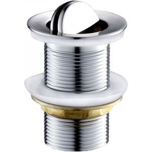 ZVD - Bonde de Vidage, Bonde Clapet lavabo Rotatif Bouchon, Bonde de Vidage Pivotant en Cuivre Chrome pour Lavabo Bassin &Eacute;vier Soupape de Vidange