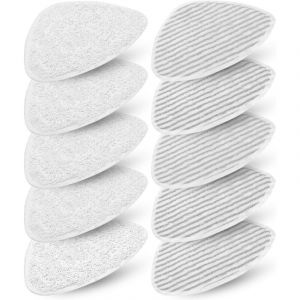 10 Housses balai vapeur pour Vileda Steam & Vileda Steam Plus, Recharge de Lavette Nettoyeur Vapeur pour Vileda, Accessoires Microfibre Nettoyeurs