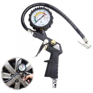 Manomètre Pression Pneue, Jauges de Pression Des Pneus, Pistolet de Gonflage de Pneus, Testeur de Pression des Pneus, Pistolet de Gonflage Manomètre,