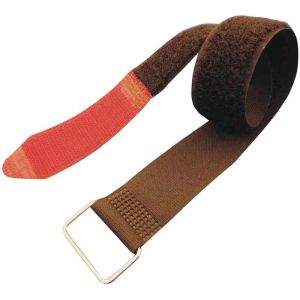 Fastech - F101-20-350M Bande auto-agrippante avec boucle partie velours et partie agrippante (l x l) 350 mm x 20 mm noir, rouge 1 pc(s) V658821