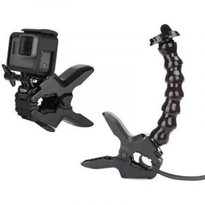Support de montage &agrave; pince flexible r&eacute;glable pour GoPro Hero 13 12 11 10 9 8 7 6 5 Black Insta360 Accessoires de cam&eacute;ra d'action