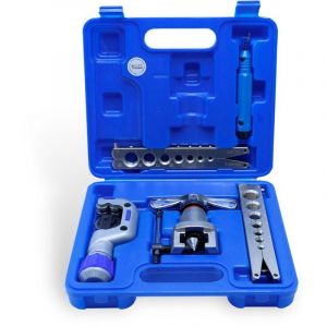 Outil D'évasement Excentrique à 45 Degrés, Dudgeonnière Kit de Coupe-Tube, Outil D'Évasement De Tuyau Pour Climatisation, Tube en Cuivre, Laiton,