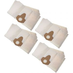 20x Sacs compatible avec Parkside pnts 1250, pnts 1300, pnts 1250/9 aspirateur - papier, volume de 20 l, 31cm x 18,5cm blanc - Vhbw