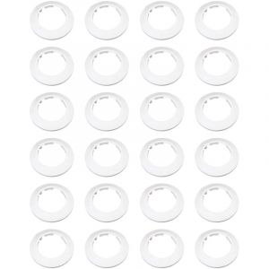 Rosace Radiateur Cache Tuyau pour Radiateur Chauffage Plomberie Couvercle de Trou Mural Sol，10 pcs (cache tuyau radiateur)