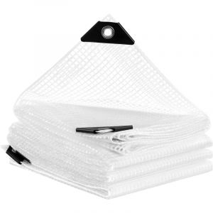 Woltu - Bâche de Protection Imperméable 4x6 m, Bâche Transparente en 140g/m² pe, Bâche Étanche Indéchirable Anti-UV