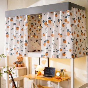 Rideau de lit superposé - Rideau occultant - Moustiquaire pour lit mezzanine - Tente de couchage - Dortoir - Tissu anti-poussière - Moustique pour