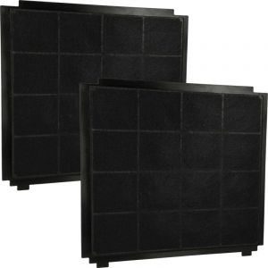 2x Filtres &agrave; charbon actif compatible avec Airforce F134K3-90BKLED, F134K3-90GELED, F134N-60 bk, F134N-60 ge, F134C 90 K3 hotte aspirante - Vhbw