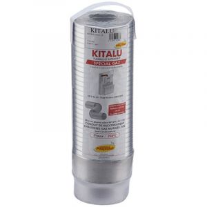 Poujoulat - Kit alu special gaz + manchon 97 1.50ml
