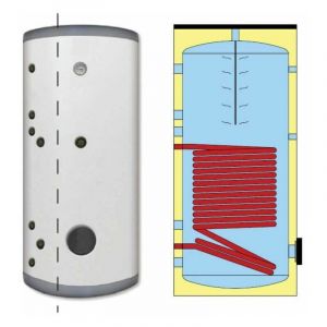 FCS - Ballon ecs solaire Onsen - 1 &eacute;changeur - 300L