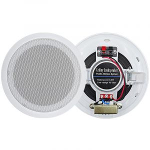 Haut-parleur encastrable 6 W, haut-parleur de plafond, haut-parleur &agrave; ressort