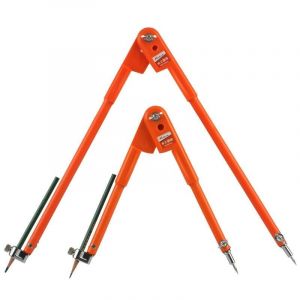 2 Compas/Set Compas &agrave; Crayons De Pr&eacute;cision, Grand Diam&egrave;tre - Orange（90cm+150cm）-LIAIKI