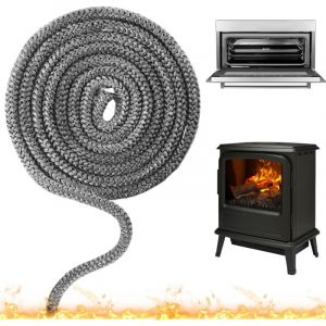 1 Pi&egrave;ces Joint Insert Chemin&eacute;e Joint Vitre Insert Chemin&eacute;e Joint de Chemin&eacute;e Insert Joint Poele a Bois Joint pour Poele a Bois 14mm x 2.5m Joint en