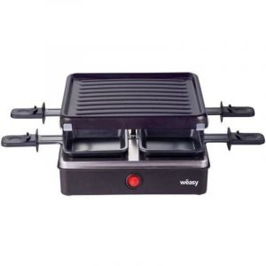 Appareil &agrave; raclette WEASY - LUGA40 - Jusqu'&agrave; 4 personnes - Rev&ecirc;tement antiadh&eacute;sif - 600 W