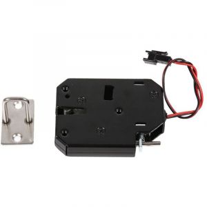 Verrouillage Electromagn&eacute;tique DC 12V &Eacute;lectro-Aimant, Serrure &eacute;lectromagn&eacute;tique pour Armoire, Verrou &eacute;lectronique de Tiroir, Serrure Electrique pour
