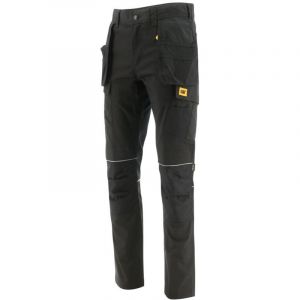 Caterpillar - Pantalon de travail homme Trades Pocket 1810099 - Noir - 46 - Jambes standards