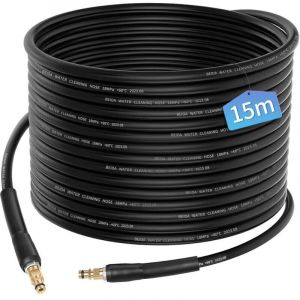 15M Flexible Tuyau pour K&auml;rcher K2 K3 K4 K5 K6 K7 Nettoyeur Haute Pression Accessoires Rallonge Tuyau de Rechange Pi&egrave;ces D&eacute;tach&eacute;es Tuyau D'extension
