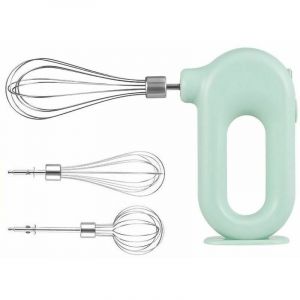 Ahlsen Fouet Électrique Batteur À Main Fouet Fouet À 4 Vitesses Pour La Cuisson De La Crème Aux Oeufs De Gâteau Debout Sans Fil