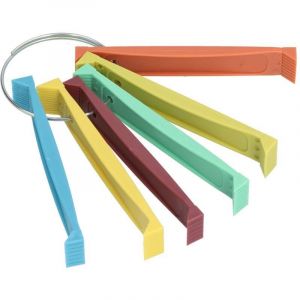 Peigne à Ailettes, 6 Peignes à Ailettes Différents, Redressage Et Nettoyage des Ailettes du Condenseur Outil de Peigne à Ailettes de L'évaporateur