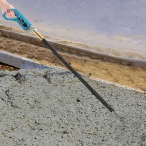 Vibromasseur &eacute;lectrique pour b&eacute;ton - 1300 W - Pour b&eacute;ton - Avec tuyau de 1,5 m