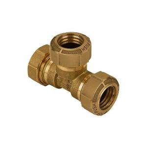 Effebi - Raccord en t laiton pour tuyaux pe type 864 40mm ne convient pas pour le gaz