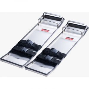 Mophorn - vevor Planches a genoux de beton, 697x205 mm, genouilleres en acier inoxydable pour beton, paire de protege-genoux, repose-genoux beton