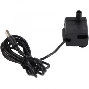 TONYSA 5V Hydroponie Hydroponie Indoor Miniature Fountain Landscape Pump Pump Cable pour les r&eacute;servoirs de poisson d'&eacute;tang