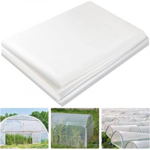 2 x 3m Bache Pour Serre, Film Poly&eacute;thyl&egrave;ne De Bonne Qualit&eacute;, Film De Serre Tunnel Pour Couvrir Les Jardin, L&eacute;gumes et Tomate - Aiducho