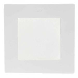 Interrupteur va et vient 10A griffes connexion rapide blanc + plaque 1 poste s rie 24 Harmonie Simon
