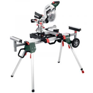 Metabo &ndash; Scie &agrave; onglets 305mm &ndash; Inclinaison jusqu'&agrave; 47&deg; &ndash; Moteur puissant pour coupe pr&eacute;cise &ndash; Socle KSU 251 inclus